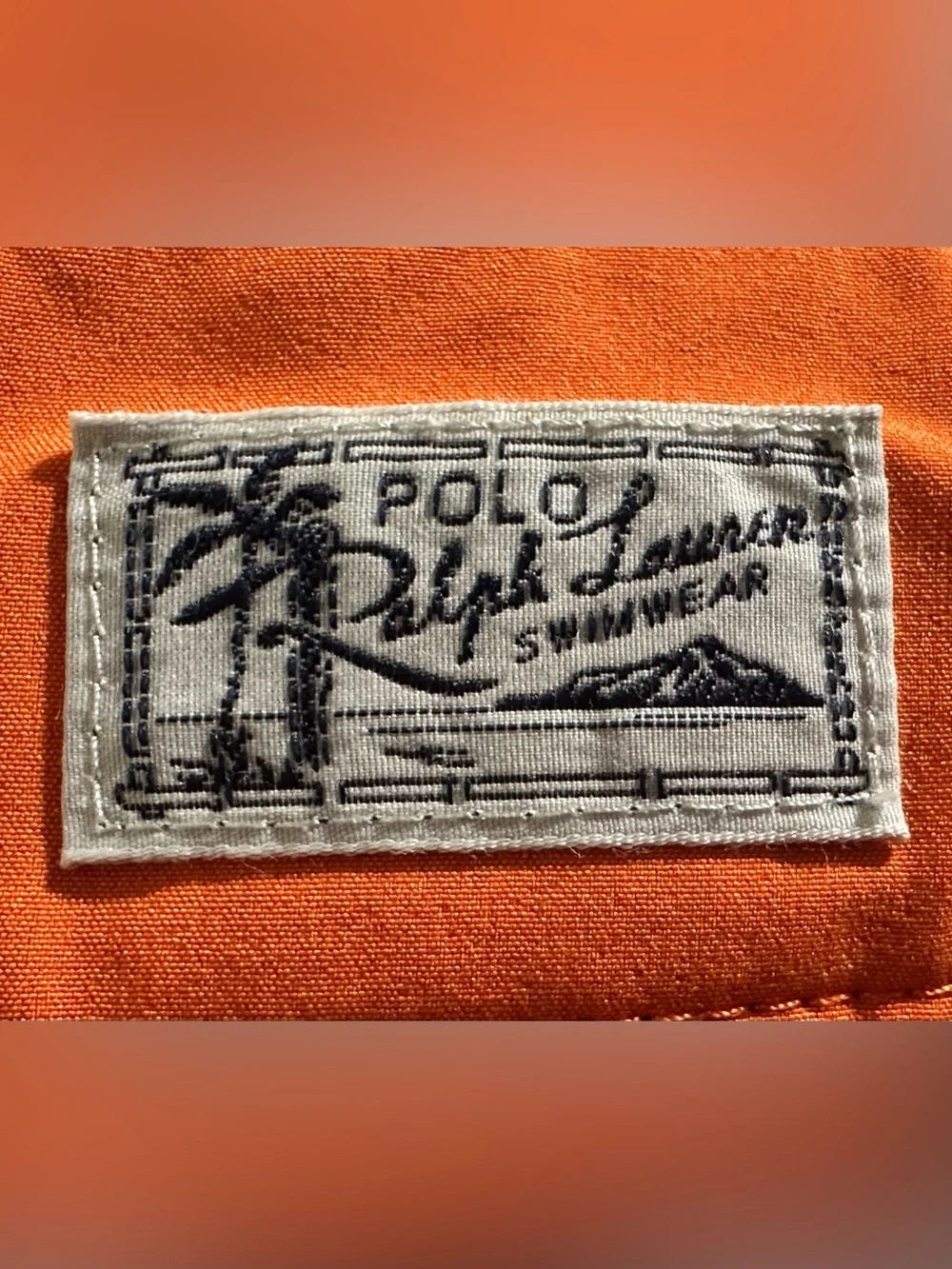 Ralph Lauren Kailua Classic-Fit Swim Trunks Orange size Large